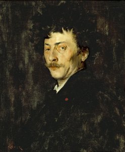 Pablo de Sarasate: Egy hegedűművész portréja, 1875 körül alkotó: William Merritt Chase