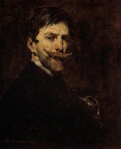 Önarckép alkotó: William Merritt Chase