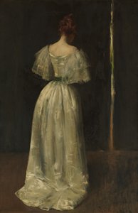 Tizenhetedik századi hölgy, kb. 1895. alkotó: William Merritt Chase