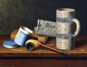 Csendélet kék dohánydobozzal, 1878