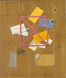 A művész levelezőállványa, 1879. alkotó: William Michael Harnett
