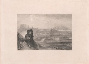 Edinburgh a Szent Antal-kápolnából alkotó: William Miller
