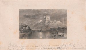 Norham kastély – Holdkelte alkotó: William Miller