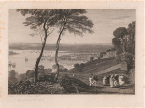 Plymouth dokk, a Mount Edgecumbe-ból
