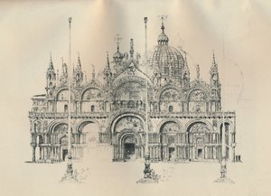 Szent Márk homlokzata, 19. század vége – 20. század eleje, 1925.