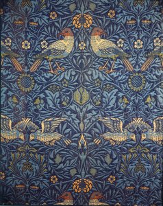 Madarak. Díszszövet, 1878. alkotó: William Morris