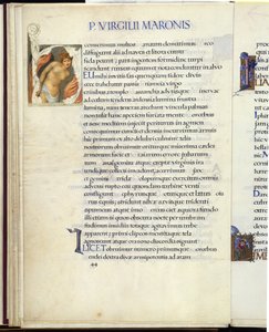 Cassandra bekötve, 44. oldal Vergilius „Aeneis” című művéből alkotó: William Morris