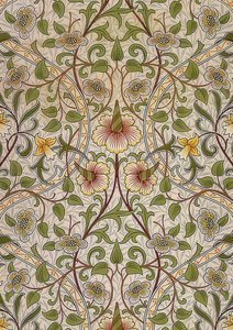 Dekorációs szövet. 1876-90 alkotó: William Morris