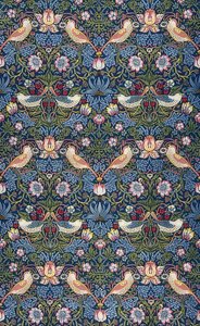 Az eper tolvaj. Dekorációs szövet. 1883 alkotó: William Morris