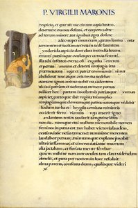 Helén a Vesta templomban bujkál, 50. oldal Vergilius „Aeneis” című művéből alkotó: William Morris