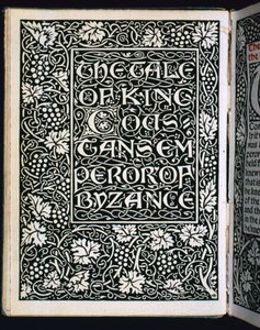 Címlap A császár meséjéből, 1894 alkotó: William Morris
