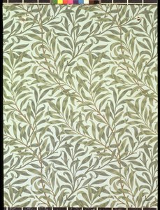 "Willow Bough" tapéta, 1887 alkotó: William Morris