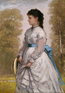 Agnes Elizabeth Claflin portréja alkotó: William Morris Hunt
