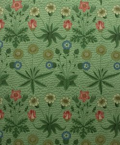 Daisy Marguerite, tömbnyomott tapéta, 1862. alkotó: William Morris Tapestry Works
