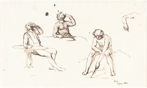 ábra Tanulmányok alkotó: William Mulready