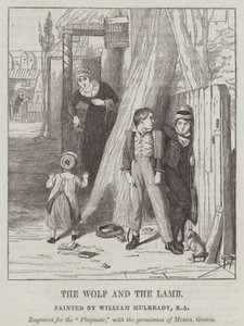 A farkas és a bárány alkotó: William Mulready