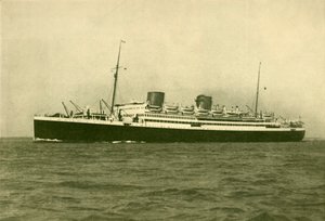 A Royal Mail Motor Liner Asturias 22 500 tonna bruttó, 1930.