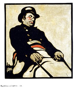 Egy buszsofőr a Knightsbridge Roadon alkotó: William Nicholson
