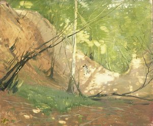 A Glade Near Midhurst (olaj, vászon) alkotó: William Nicholson