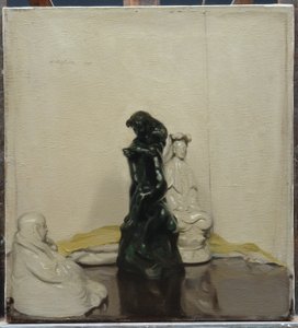Szobrok és Rodin bronz alkotó: William Nicholson