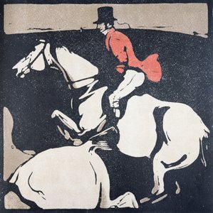 Január hónap: Vadászat, „Tizenkét sport almanachjából”, Rudyard Kipling szavaival, először William Heinemann