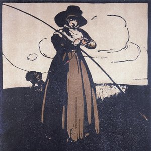 Május hónapja: Légyhalászat, „Tizenkét sport almanachjából”, Rudyard Kipling szavaival, először William Heinemann adta ki alkotó: William Nicholson