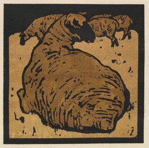 Az állatok négyzet alakú könyve: Az egyszerű birka alkotó: William Nicholson