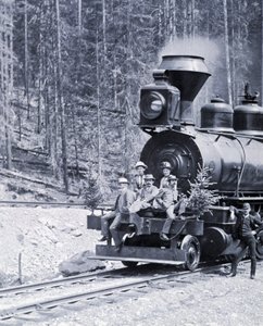 Canadian Railway Pioneers, 1890 körül – Nottman fotója alkotó: William Notman