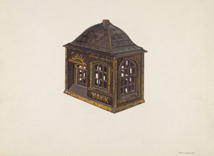 Lakástakarékpénztár, c. 1940. alkotó: William O. Fletcher
