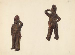 Indiai vezető érmebank, c. 1938. alkotó: William O. Fletcher