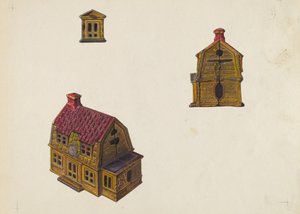 Cseréptetős Házbank, c. 1939. alkotó: William O. Fletcher
