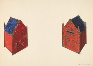 Toy Bank: Waste Not – Want Not, c. 1938. alkotó: William O. Fletcher