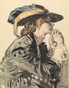 Egy hölgy portréja alkotó: William Orpen