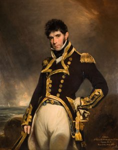 Gilbert Heathcote RN kapitány portréja, 1779-1831.