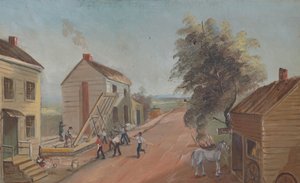 Házépítés, 1870-es évek.