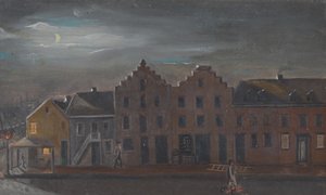 A lámpagyújtó, 1870-es évek.