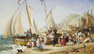 Egy napos kirándulás, Ramsgate, 1854 alkotó: William Parrott