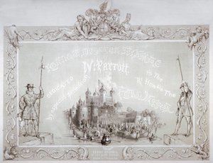 Thomas Johnson lord polgármester és kísérete a londoni Towerből indulva, 1840 alkotó: William Parrott