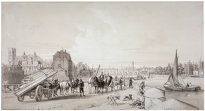 Millbank, Westminster, London, 1841 alkotó: William Parrott