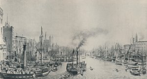 A medence: gőzös utazások, 1841, 1920 alkotó: William Parrott
