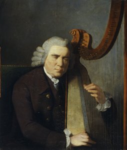 A vak hárfás, John Parry (olaj, vászon)