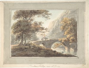 Denham-híd a Tavy-n, 1780-1830.