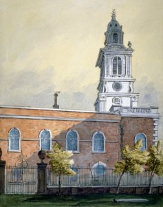 Szent Botolph templom Bishopsgate nélkül, London City, 1815