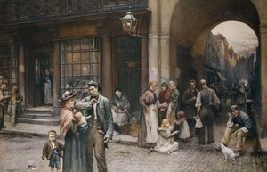Szombat este, 1898 alkotó: William Permeanus Cornish