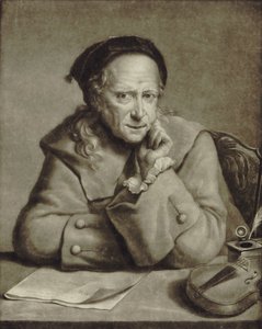 Carlo Tessarini hegedűművész és zeneszerző portréja 1690-1766, 1760 körül.