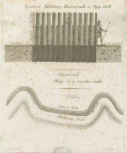 Pipehill – Katonai barikád: metszet, nd [1749-1823]