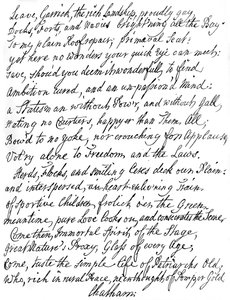 Lord Chatham verse David Garrickhoz, 18. század, 1840