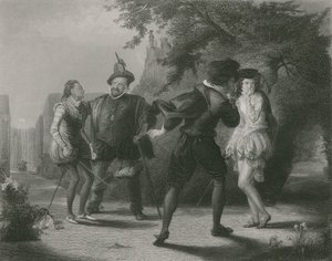 A párbaj, tizenkettedik éjszaka alkotó: William Powell Frith