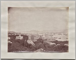 Untitled (Hongkong általános képe a Botránypontról nyugatra nézve) alkotó: William Pryor Floyd