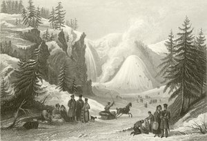 Montmorency vízesés és kúp, Quebec közelében